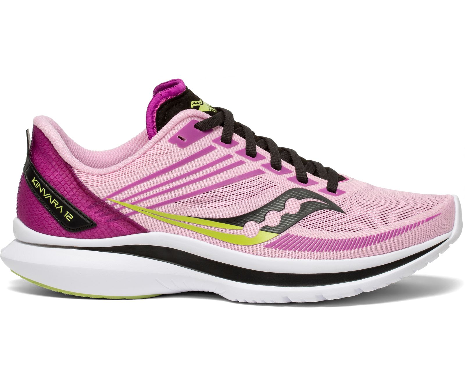 Saucony Kinvara 12 Women\'s Running Shoes Pink / Black | Canada 164ILHS